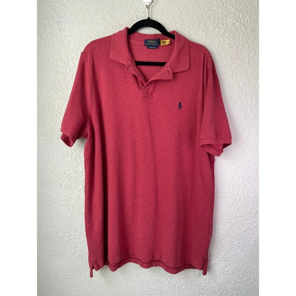 Polo Ralph Lauren Classic Fit Polo Shirt Short Sleeve Casual‎ XL